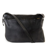 Delvaux Black Leather Shoulder Bag now for sale at labellov vintage fashion webshop belgium