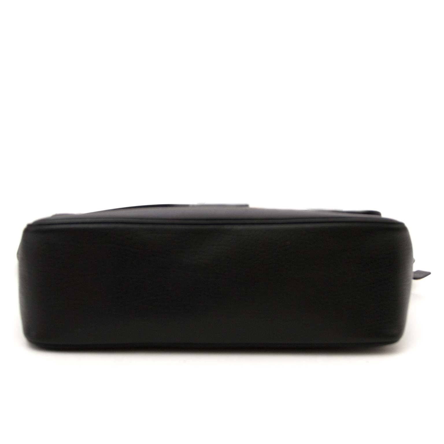 delvaux black leather crossbody bag now for sale at labellov vintage fashion webshop belgium
