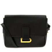 delvaux black leather crossbody bag now for sale at labellov vintage fashion webshop belgium