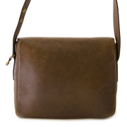 authentique Delvaux Taupe Leather Crossbody Bag en vendre chez labellov
