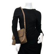 Delvaux Taupe Leather Crossbody Bag for the best price