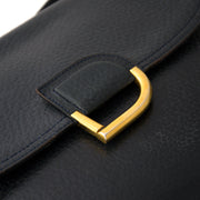 shop you luxury secondhand at the best price Delvaux Dark Blue D Shoulder Bag