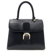 Delvaux Brillant Dark Blue MM now online at labellov.com at the best price.