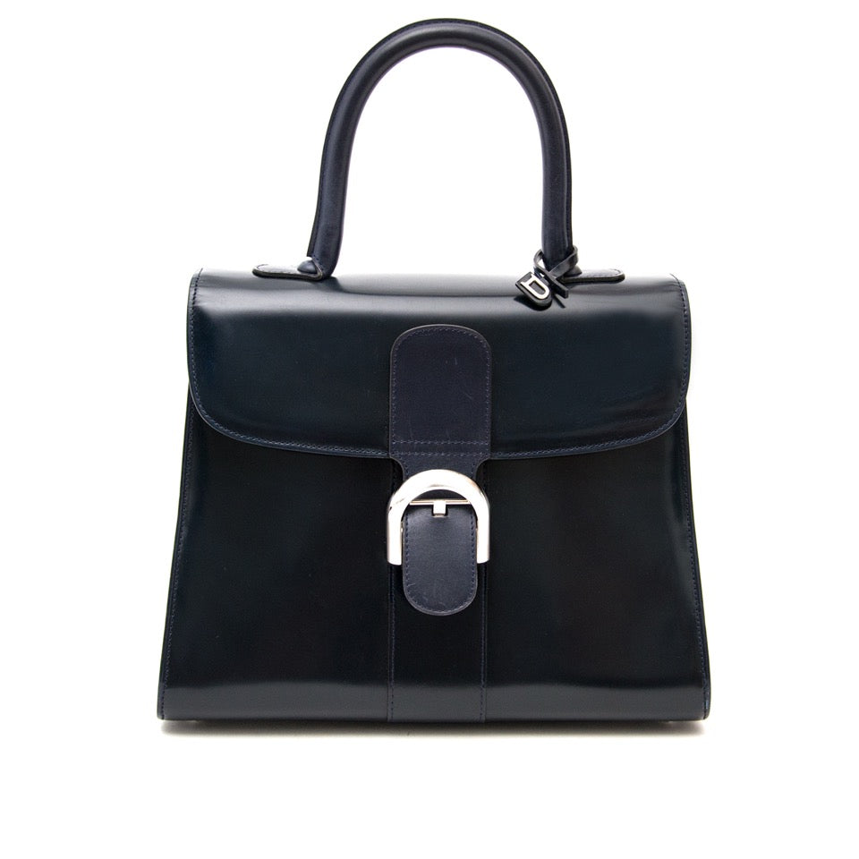Delvaux Brillant MM like new worldwide shipping real real luxury handbags