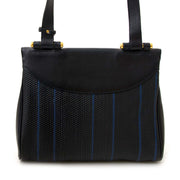 acheter en ligne chez labellov.com pour le meilleur prix Delvaux Toile De Cuir bleu sac a epole