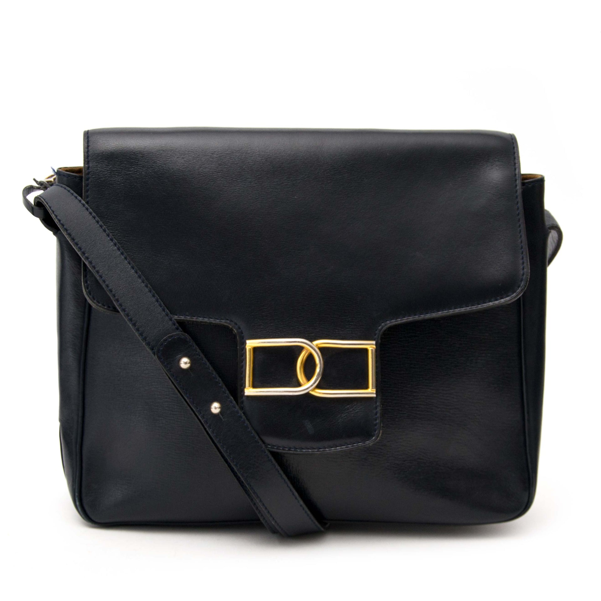 Delvaux Dark Blue Shoulder Bag