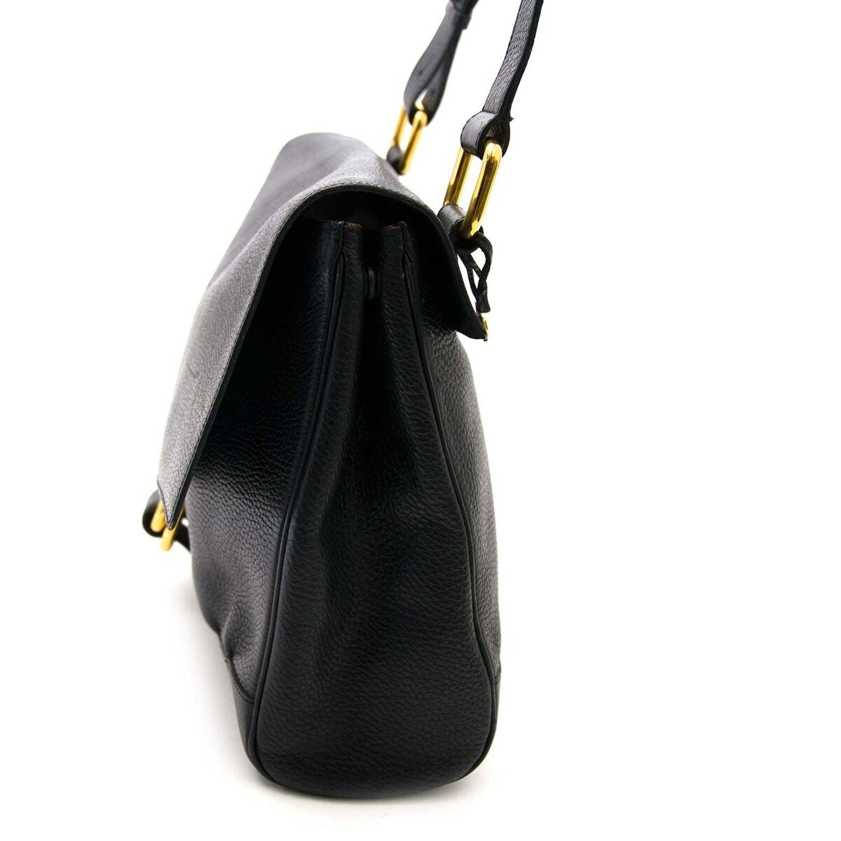 Achetez un authentique Delvaux sac à main en monogramme pour le bon prix chez LabelLOV.