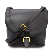 Delvaux Black Leather Saddle Bag aan de beste prijs te koop bij Labellov