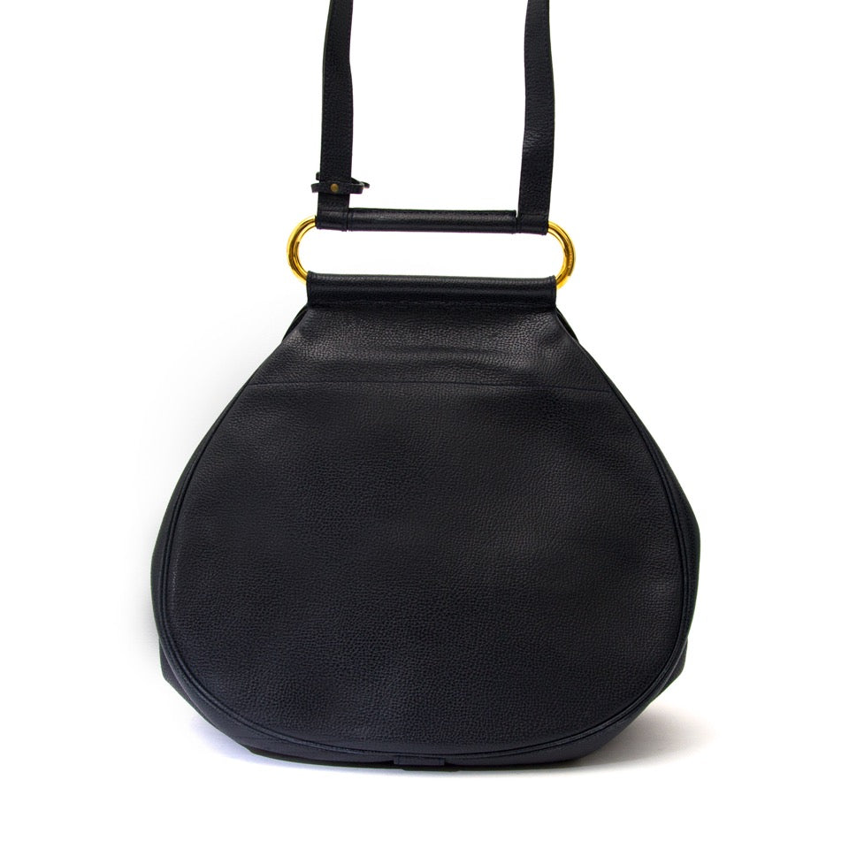 Delvaux Dark Blue Cerceau Bag aan de beste prijs 2016 koop online bij Labellov