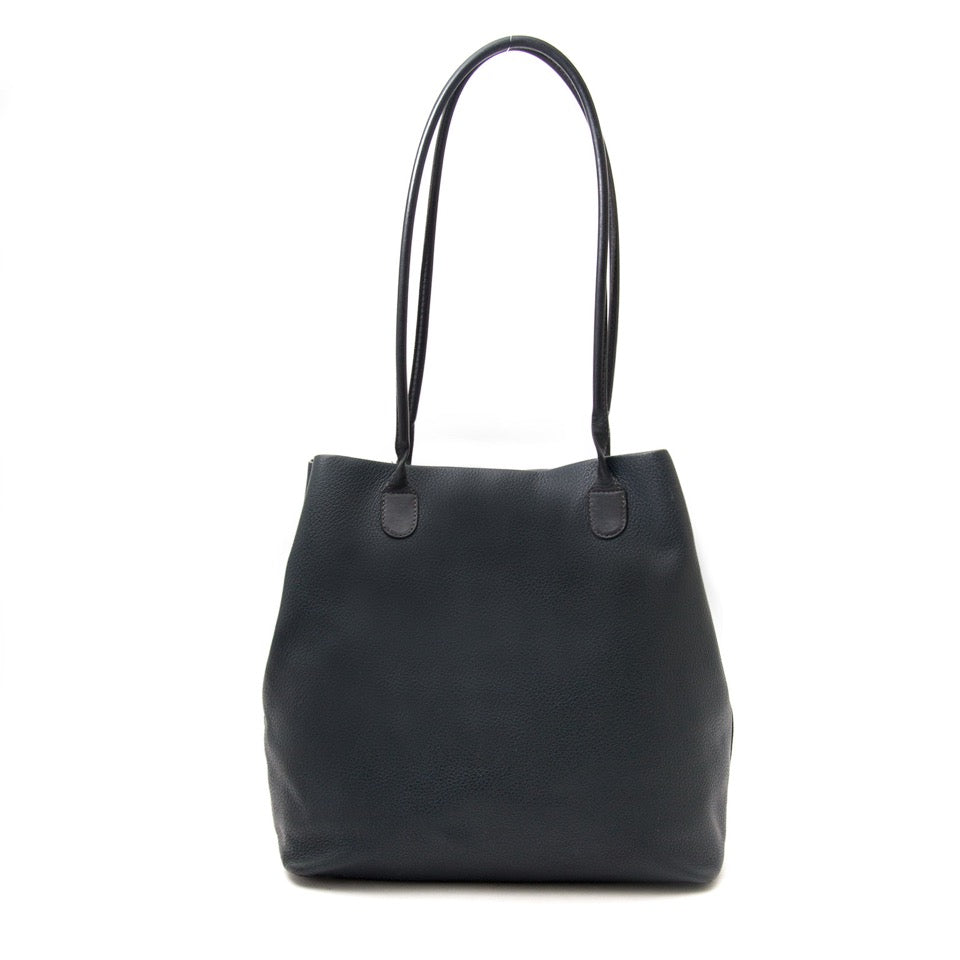koop veilig online aan de beste prijs tweedehands Deux de Delvaux Antraciet Shoulder Bag