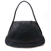 Tweedehands Delvaux Oversized Navy Blue Shoulder Bag for sale