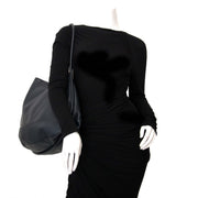 Delvaux Oversized Navy Blue Shoulder Bag te koop