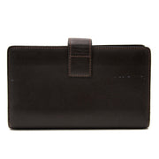 Delvaux Brown Leather Flap Wallet kopen en verkopen