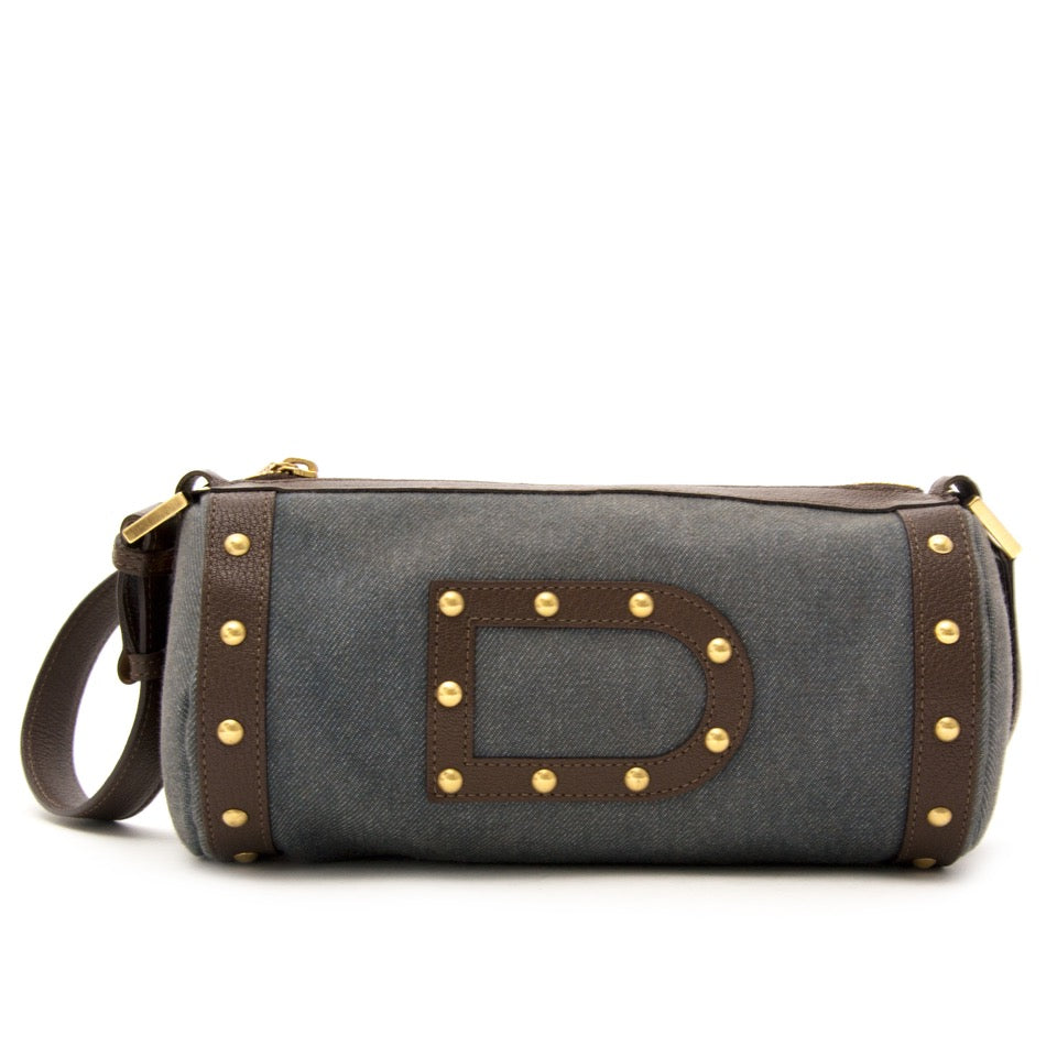 Delvaux Le Lilly Jeans Shoulder Bag acheter secure en ligne de sac à mains delvaux