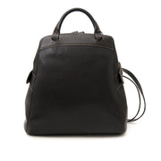 shop safe online secondhand designer Deux De Delvaux Black Backpack