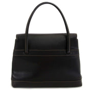 tweedehands authentieke Deux De Delvaux Black Leather Bag nu te koop bij labelov antwerpen aan de laagste prijs