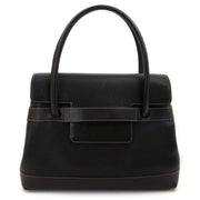 Koop en verkoop tweedehands Deux De Delvaux Black Leather Bag bij labellov vintage shop