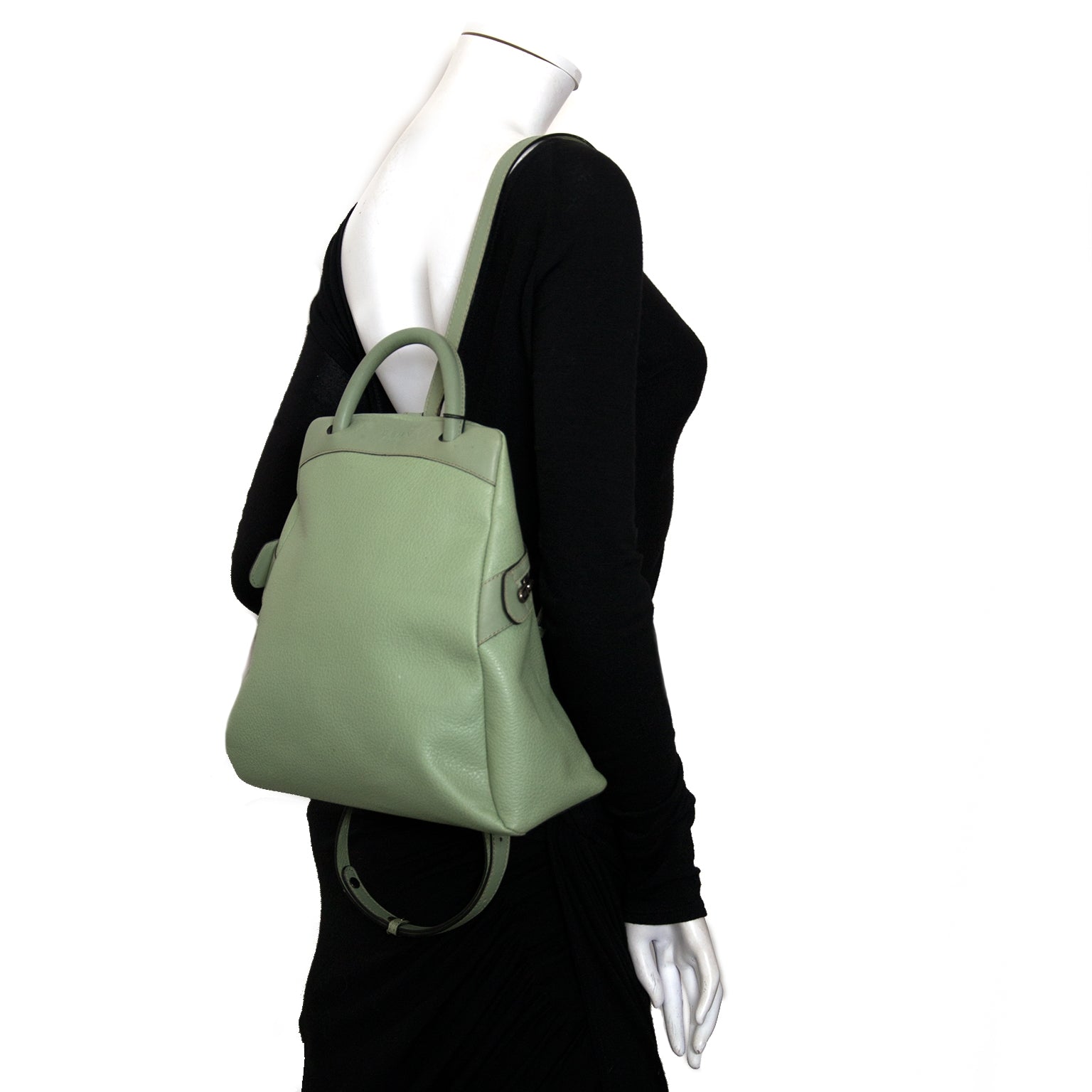 koop veilig online bij labellov.com Delvaux Deux De Delvaux 'Le Dix-Neuf' Pistache tegen de beste prijs