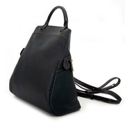 delvaux deux de delvaux dark blue leather backpack now for sale at labellov vintage fashion webshop belgium