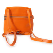 deux de delvaux orange tangerine quarante-neuf sac seconde-à-main à vendre à labellov vintage webshop de mode belgique