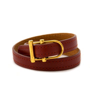 Delvaux Double Tour Red Bracelet