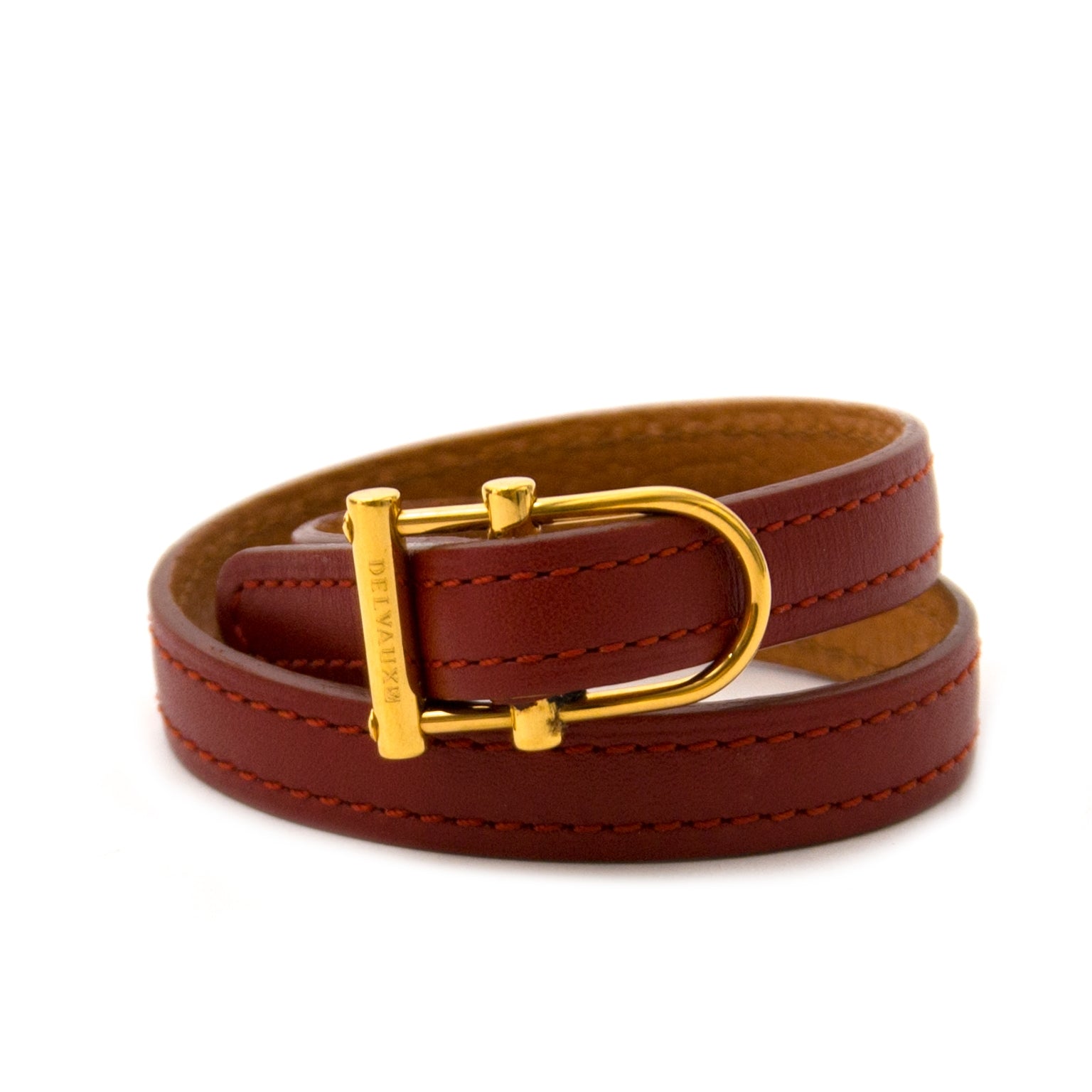 Delvaux Double Tour Red Bracelet
