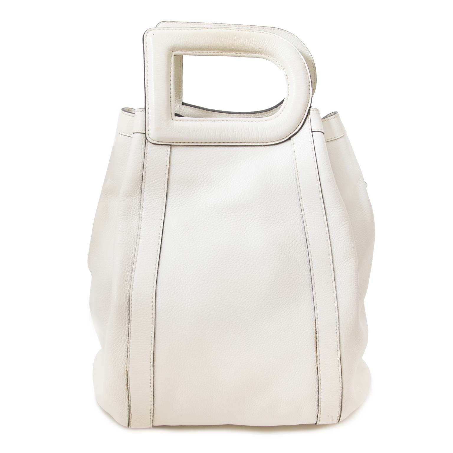 koop Delvaux White Shoulderbag With 'D' Tophandle bij labellov aan de beste prijs