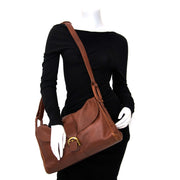 Delvaux Walnut Brown Shoulder Bag