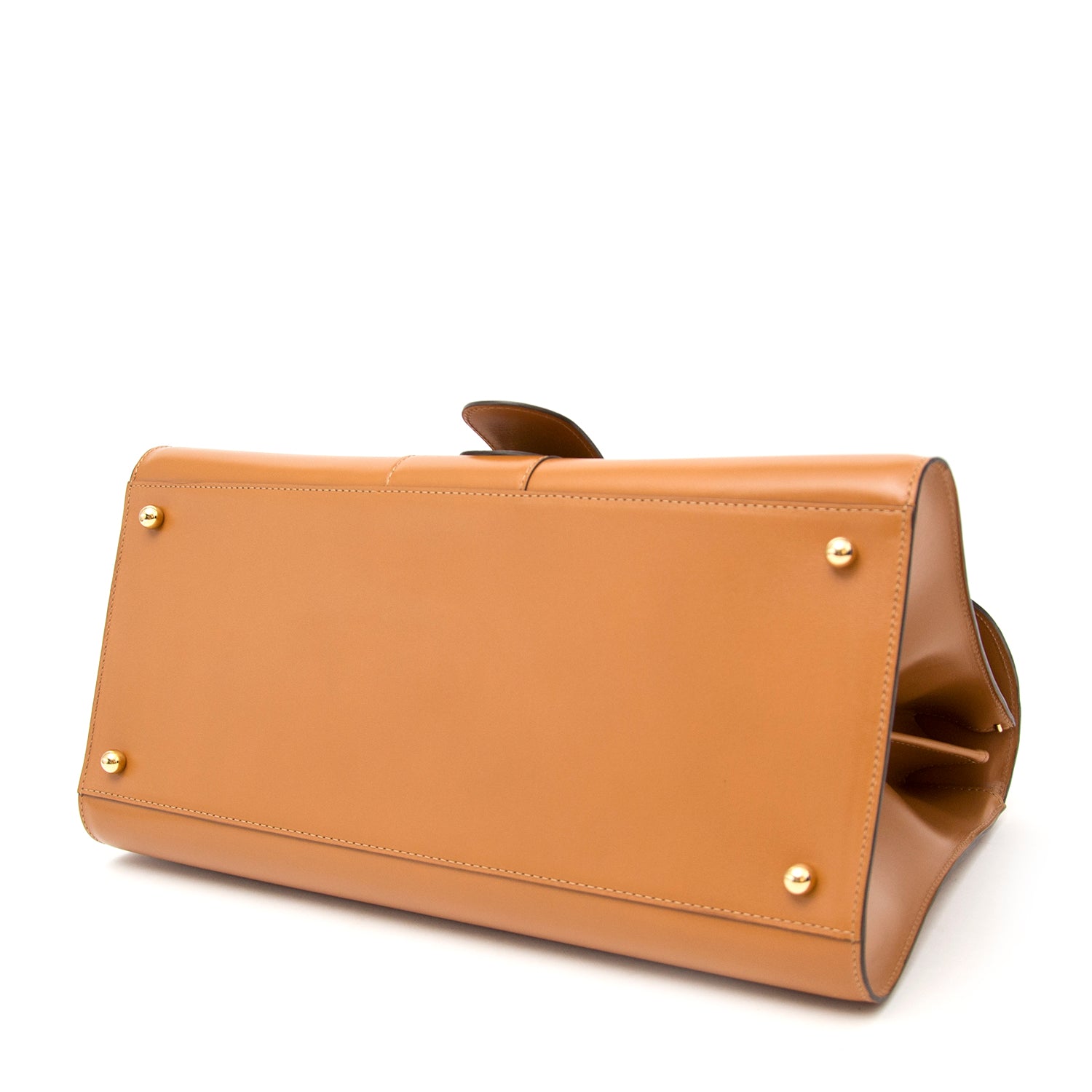 koop veilig online aan de beste prijs Delvaux Cognac East West Bag + Strap