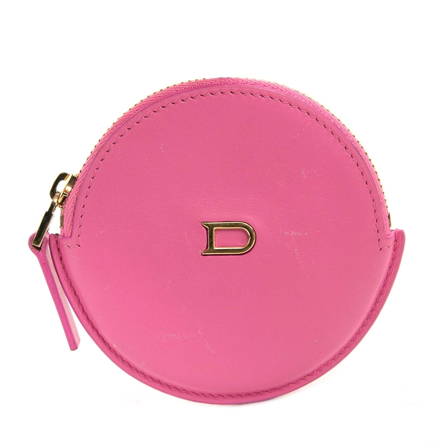 delvaux ecu allure flamingo pouch now for sale at labellov vintage fashion webshop belgium