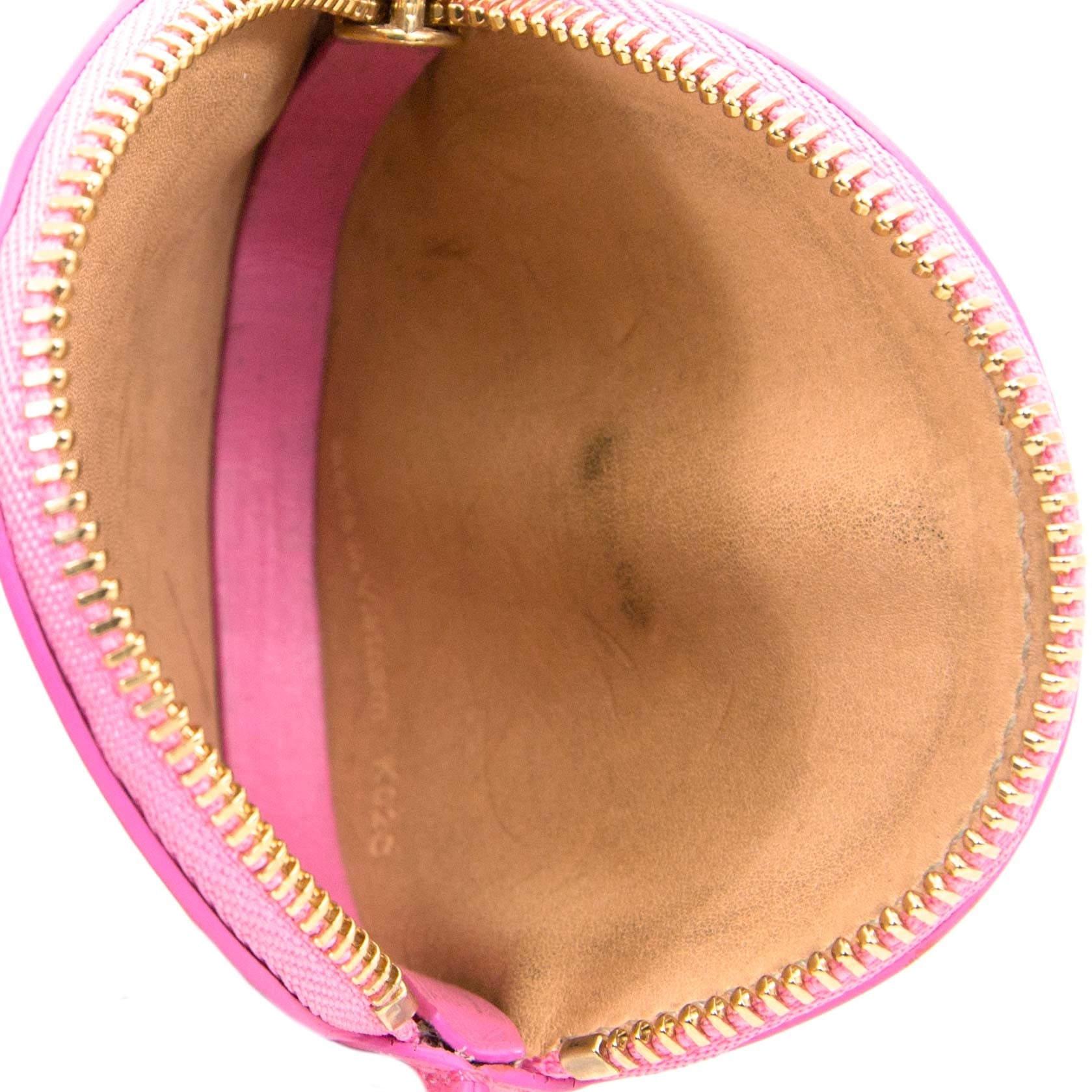 delvaux ecu allure flamingo pouch nu te koop bij labellov vintage mode webshop belgië