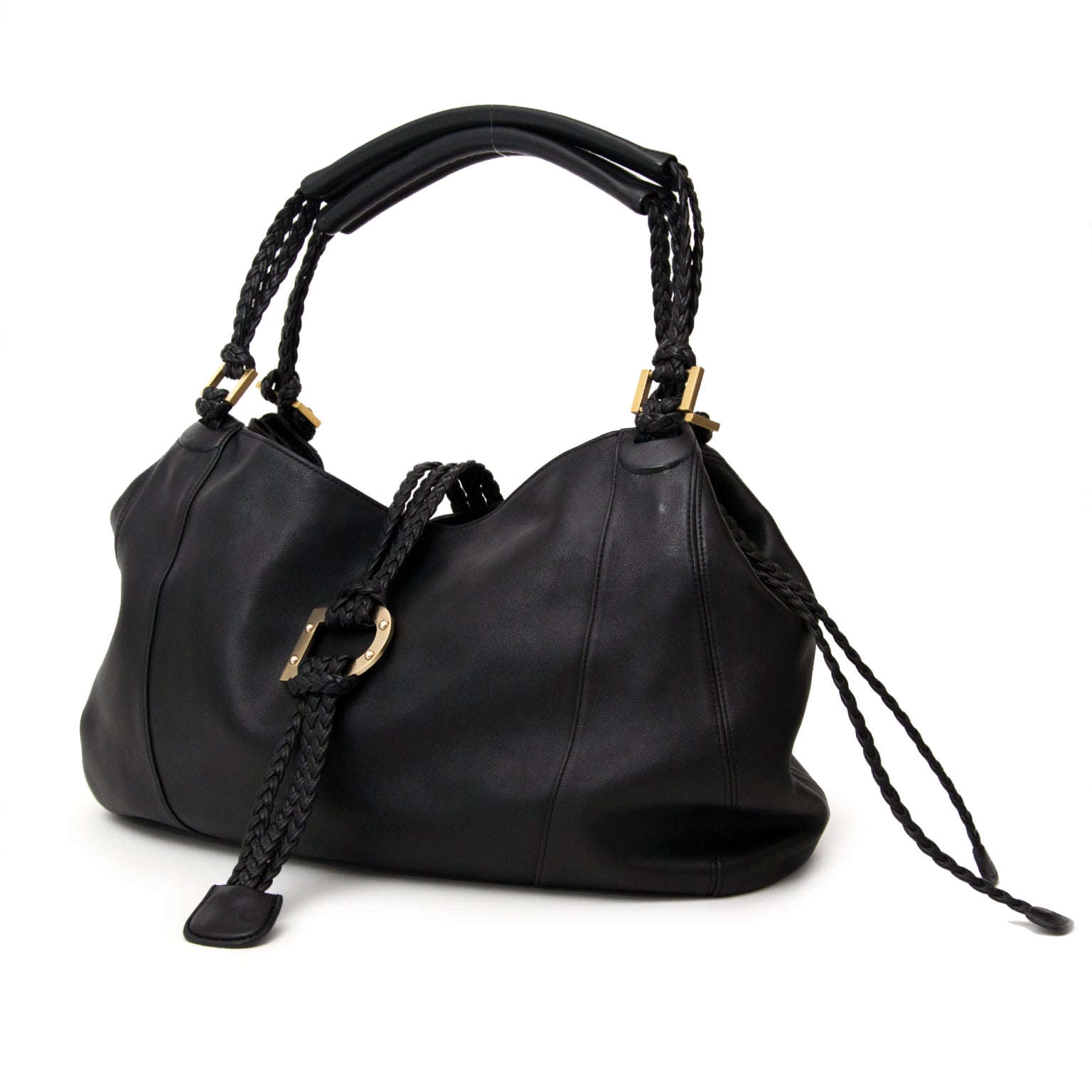 acheter en ligne seconde main sac a main Delvaux Eugene Black Bag