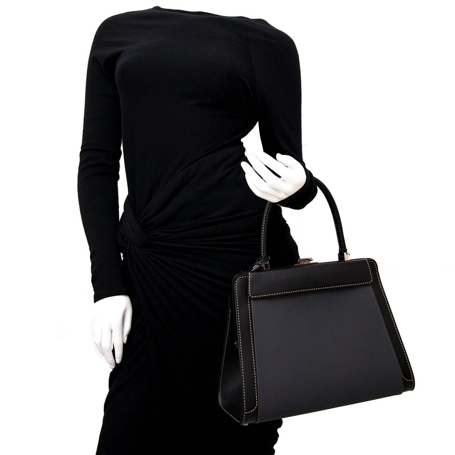 Delvaux Illusion Black Handbag