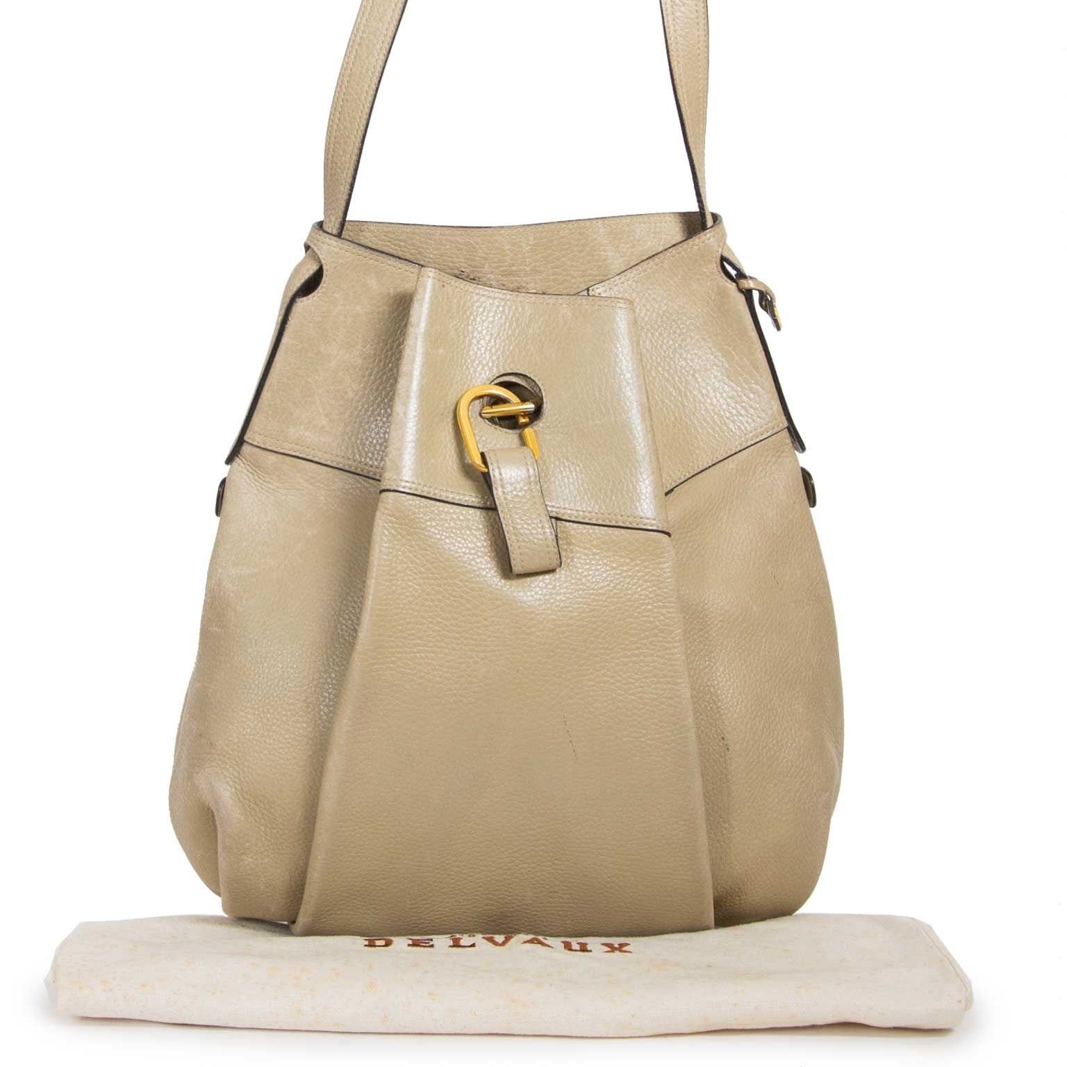 delvaux beige faust bag now for sale at labellov vintage fashion webshop belgium