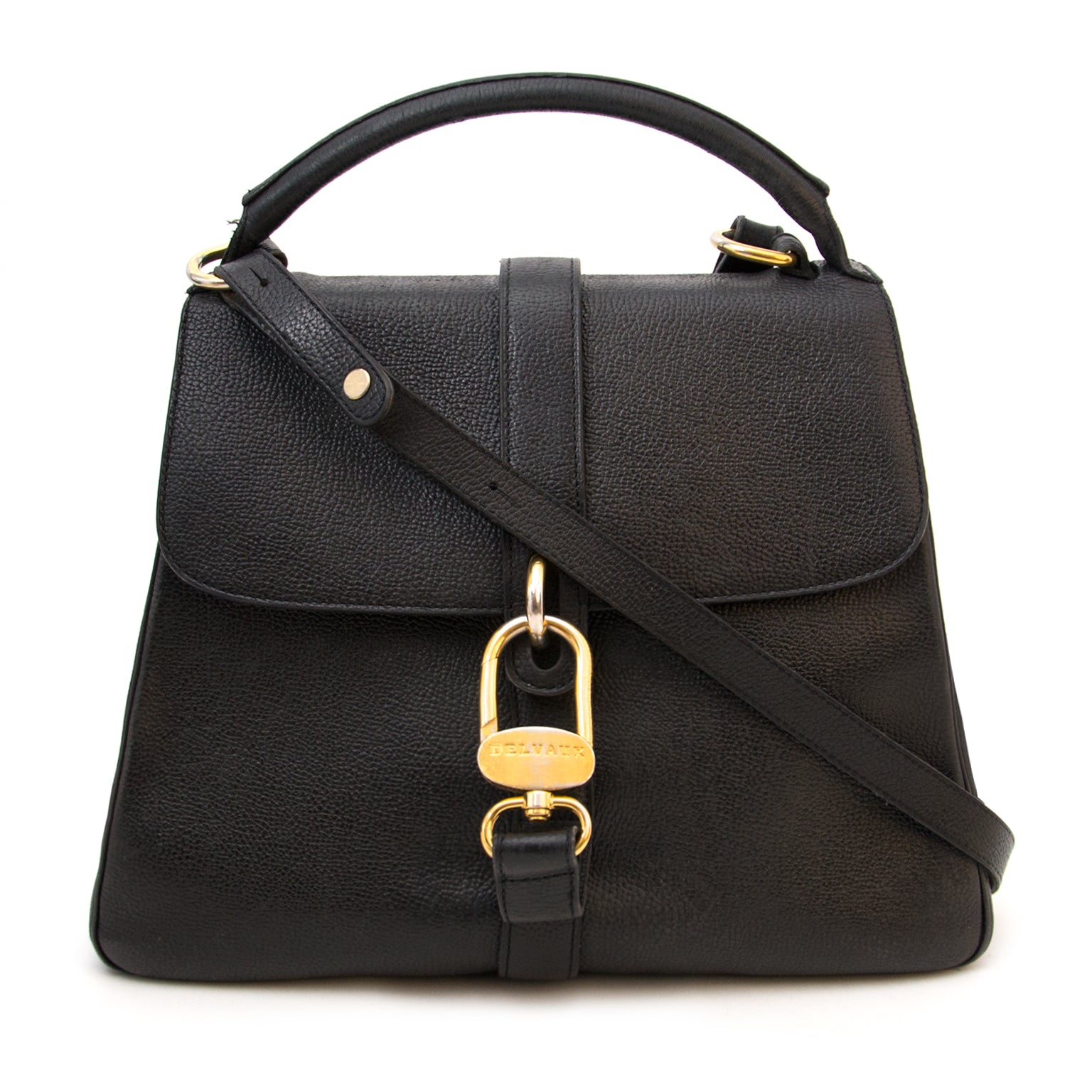 Delvaux Zwarte Gin Fizz Tas