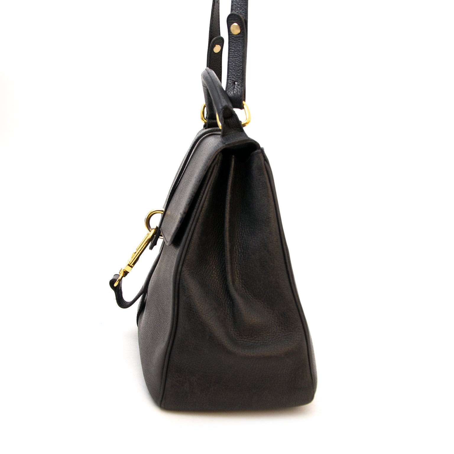 Delvaux Zwarte Gin Fizz Tas