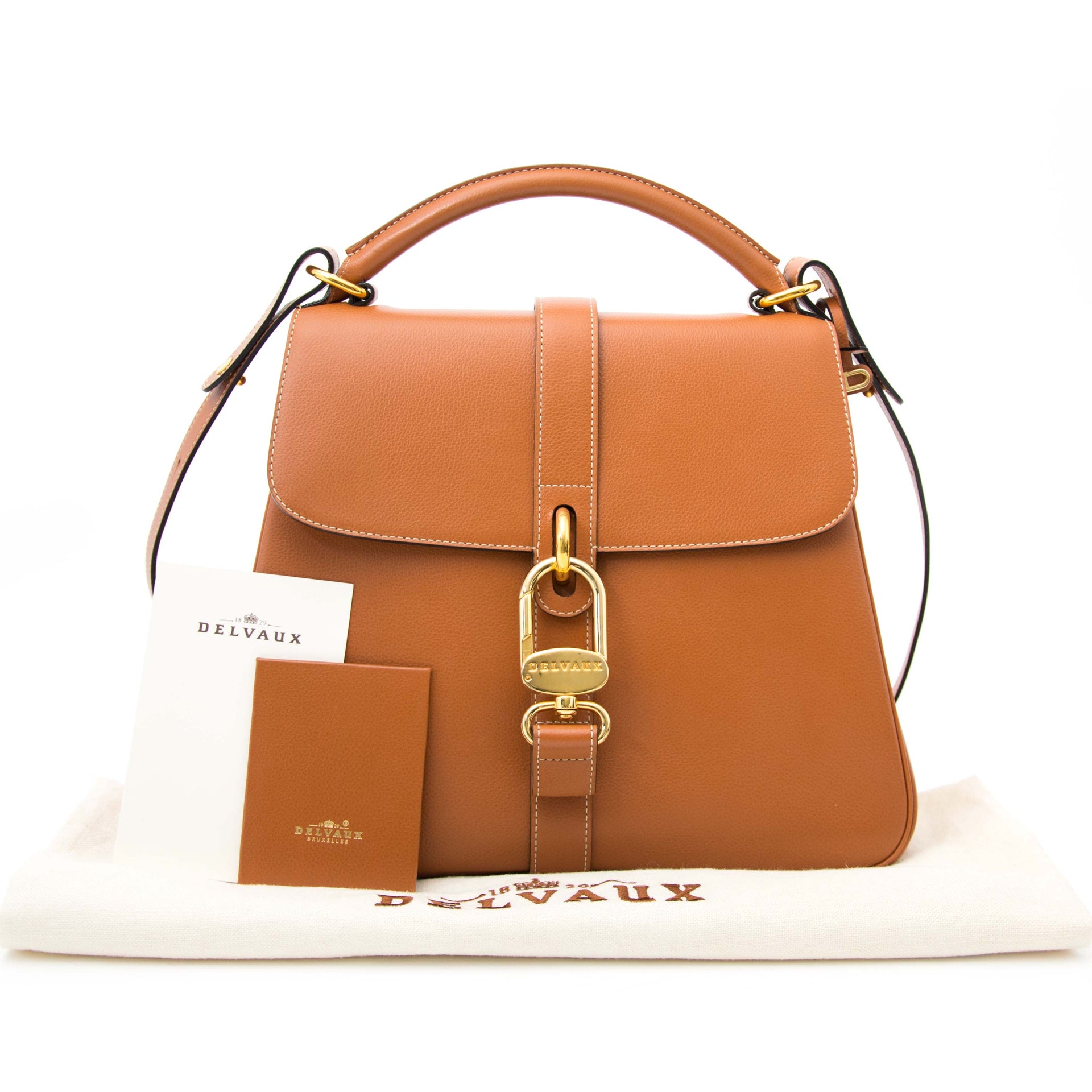 Buy your authentic Delvaux Gin Fizz Jumping Fauve online at Labellov