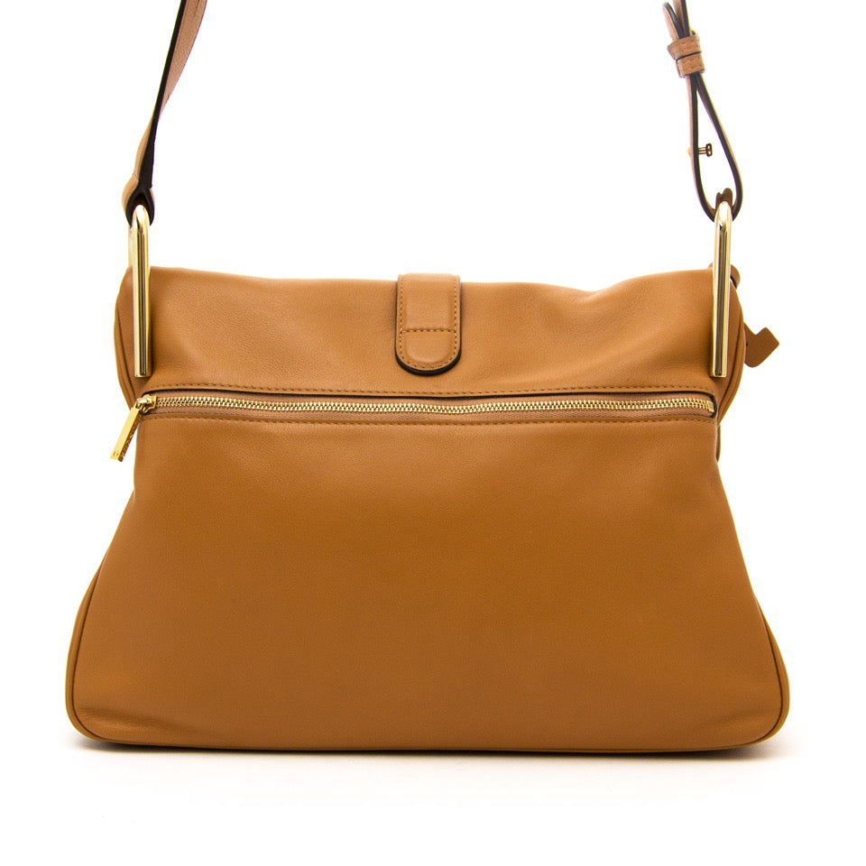 koop veilig online aan de beste prijs 100% authentieke Delvaux Cognac Givry Shoulder Bag