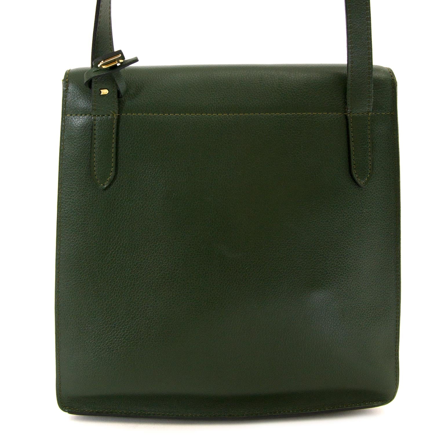 koop Delvaux Green Crossbody Bag en betaal veilig online