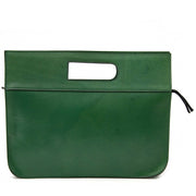 Delvaux Green Leather D Clutch for sale online