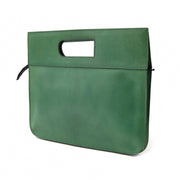 Bent u op zoek naar een authentieke Delvaux Green Leather D Clutch?
