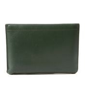 delvaux green envelope clutch now for sale at labellov vintage fashion webshop belgium