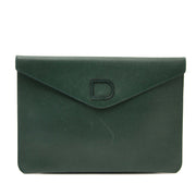 Delvaux Green Flap Pochette Clutch kopen en verkopen