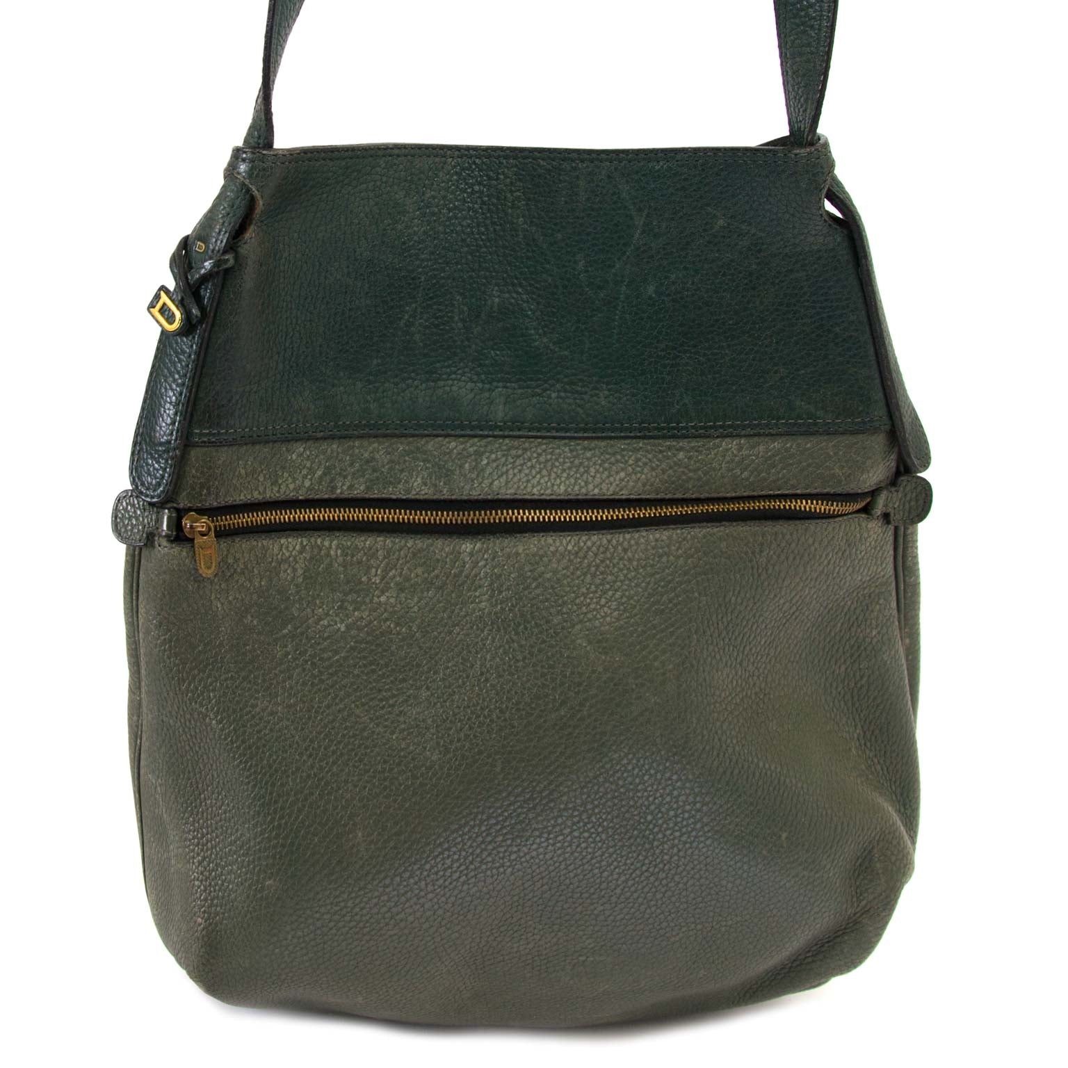 Delvaux Green Faust Bag now for sale at labellov vintage fashion webshop belgium