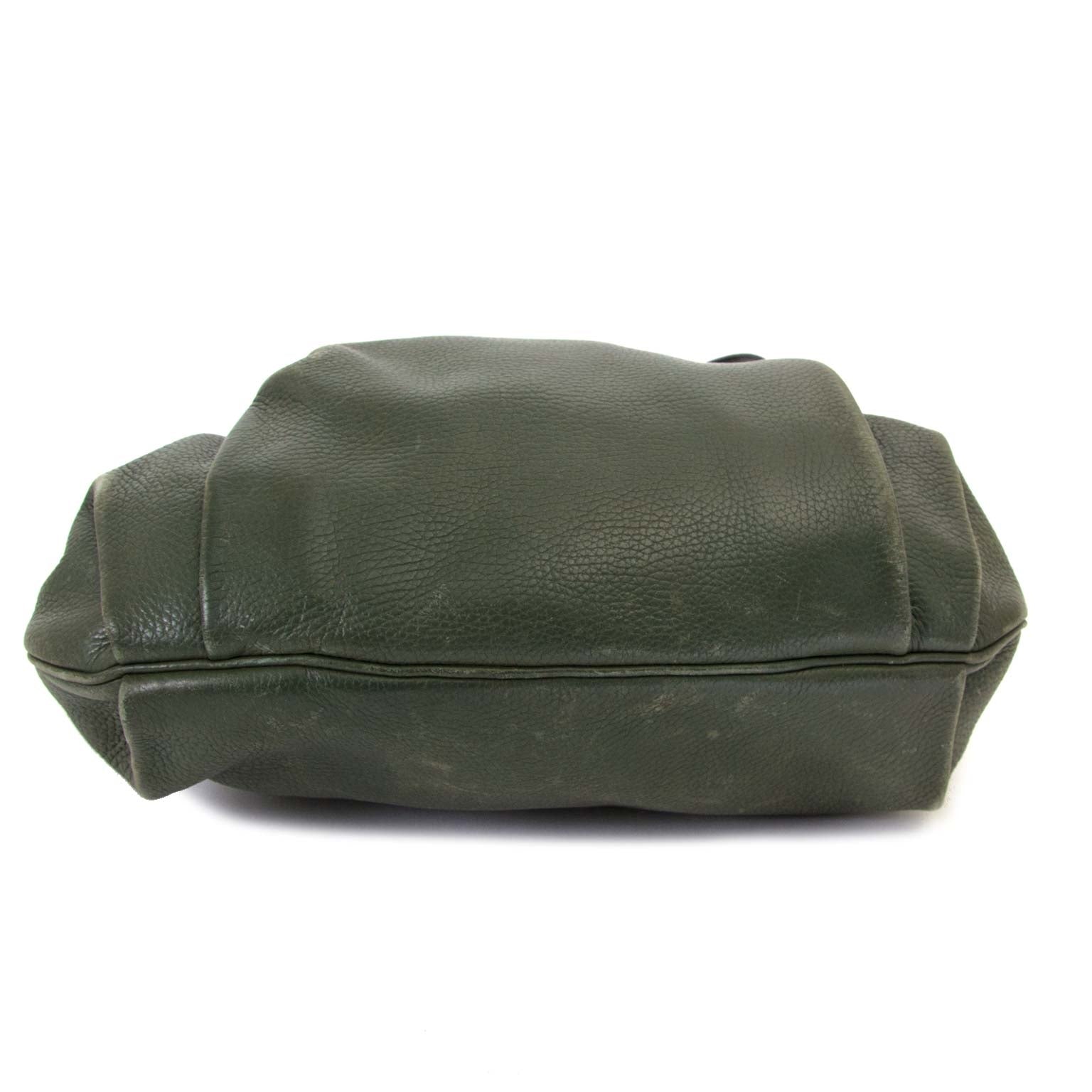Delvaux Green Faust Bag now for sale at labellov vintage fashion webshop belgium