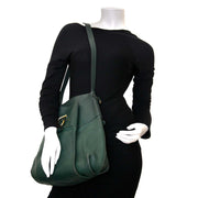 delvaux green leather faust bag now for sale at labellov vintage fashion webshop belgium