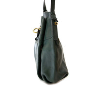 delvaux green leather faust bag now for sale at labellov vintage fashion webshop belgium