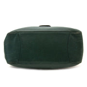 acheter en ligne seconde main Delvaux Green Textured Leather Shoulder Bag