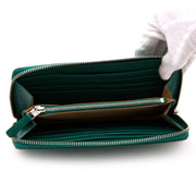 koop veilg online aan de beste prijs Delvaux Green Zipper Wallet boetiek en webshop labellov