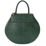 Delvaux Ostrich Green Extase Galop Bag now for sale at labellov vintage fashion webshop belgium